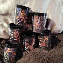 Set of 6 Vintage 1988-89 Snap~on Toolmate Coffee Mugs