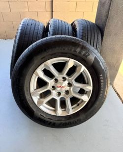 Newly Tires 🔥 Gmc Sierra Yukon Denali 18" Wheels and Goodyear Tires 💯