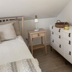 Birch Nightstands From IKEA Set Of 2