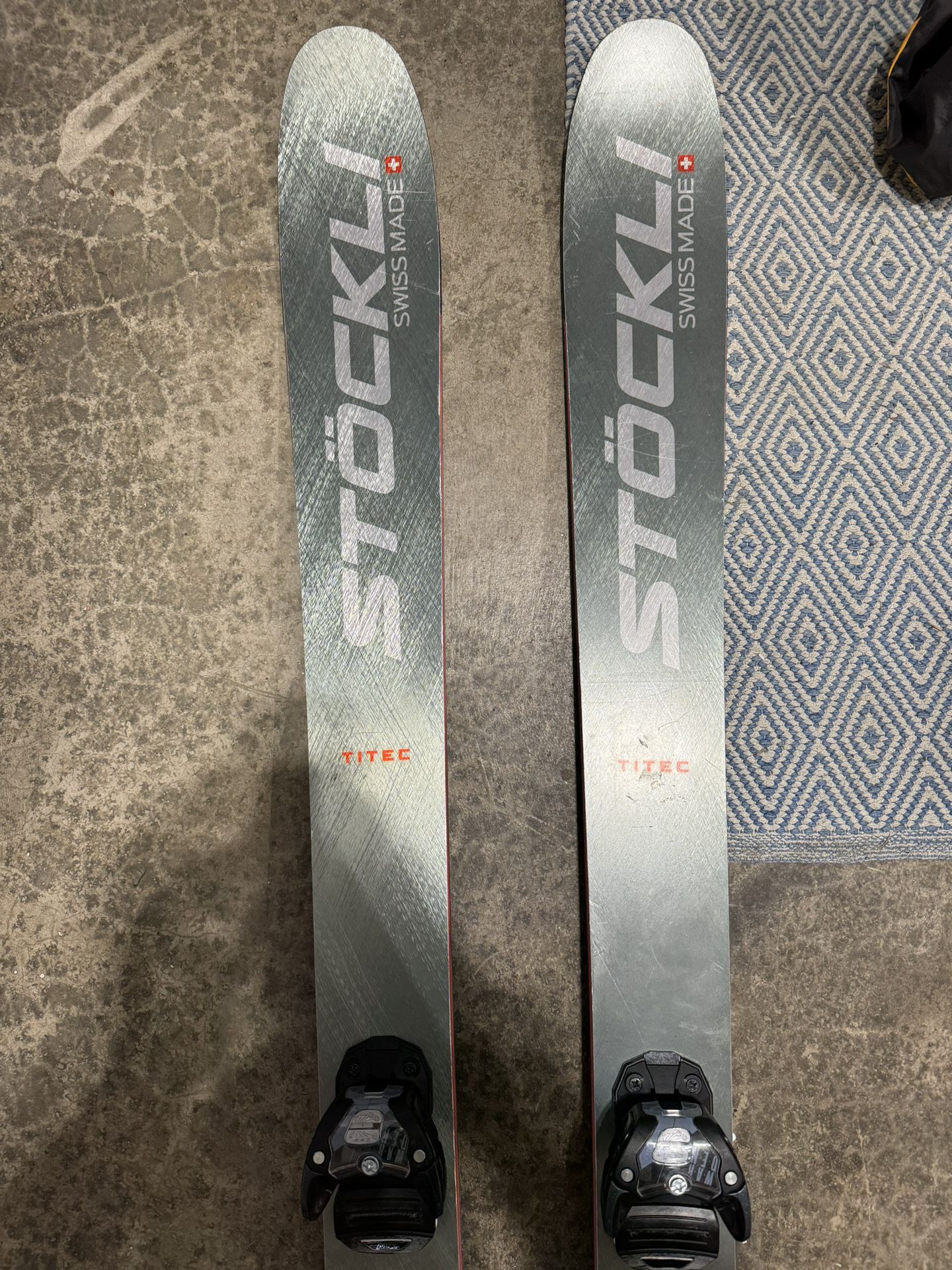 177cm Stöckli Edge 100 Skis With Warden 13s