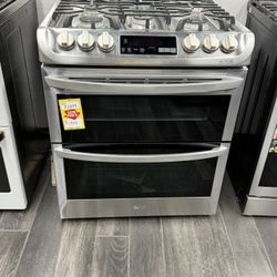 LG 30” Stainless Steel Slide In Gas Range