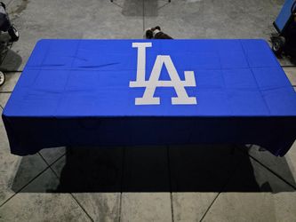 MLB Los Angeles Dodgers LA 6ft party table cover