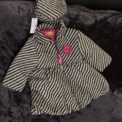 Pink Coat And Hat  18m   New $25