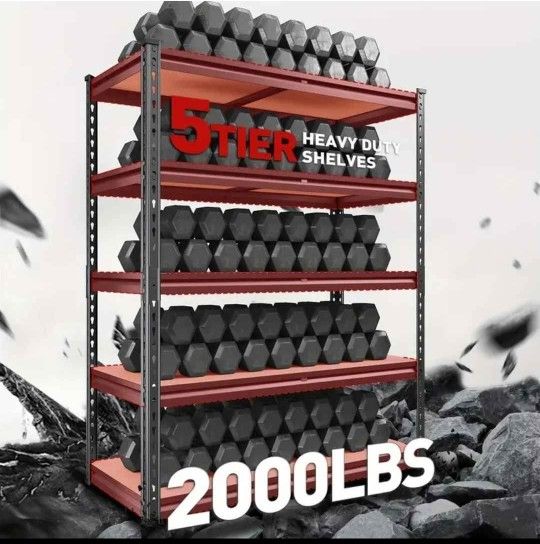 Brand New In Box Heavy Duty 5 Tier Garage Shelves Hold Upto 2000lbs "x36"x72 "
