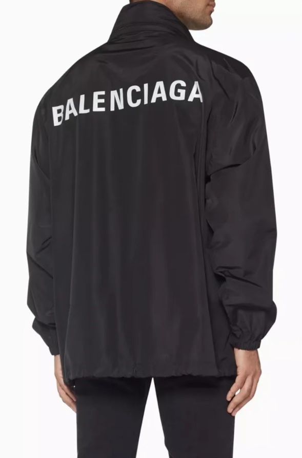 balenciaga windbreaker olive