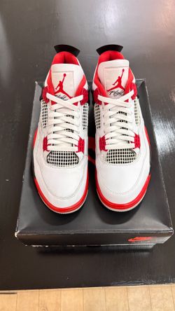 Used Jordan 4 Fire Red