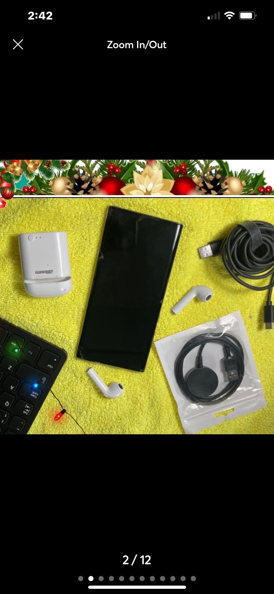 Samsung Galaxy Note Plus 10 Unlocked in Aura glow silver