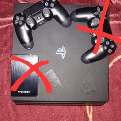 Ps4 Pro With (One) Controller Had It For Only A Year And Bearly Used It