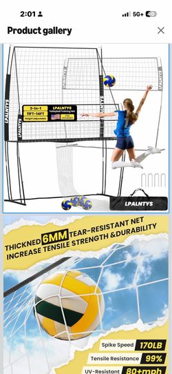 Volleyball Training Equipment, Volleyball Net System with Freely Height-Adjustable for Backyard, Volleyball Practice Net for Serving Setting Spiking, 