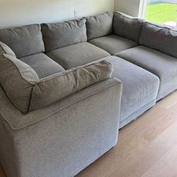 MODULAR BRAND NEW GREY SECTIONAL SAME DAY DELIVERY 