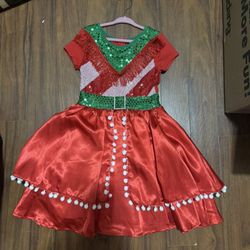 Jojo Christmas Dress Small 6/6x