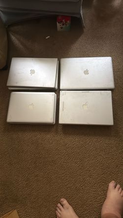 Lot Of 8 Mac Laptops For Repair Or Parts