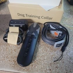 Dog Training Collar With Digital Display Remote Controled  