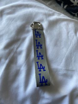 dodgers wristlet keychain