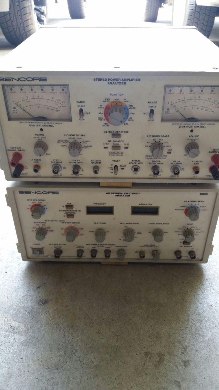 Sencore Test Equipment