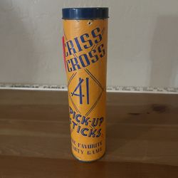 Criss Cross Pick Up Sticks 1940S