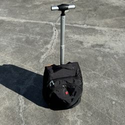 Versatile 22” Rolling Carry-On & Backpack by Active Traveler – Telescoping Arm, Hidden Straps