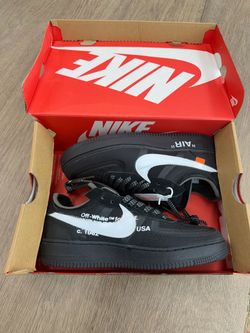 Nike Air Force 1 Off-White black sneakers