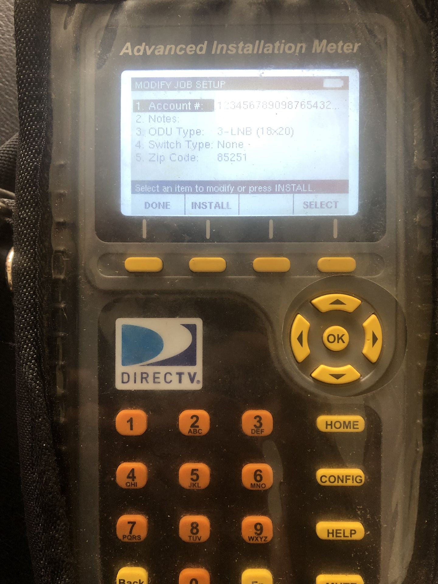 AIM Advanced Installation Signal Meter for DIRECTV Satellite Dishes for