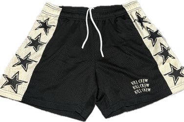 Kill Crew Mesh Shorts with Star Print