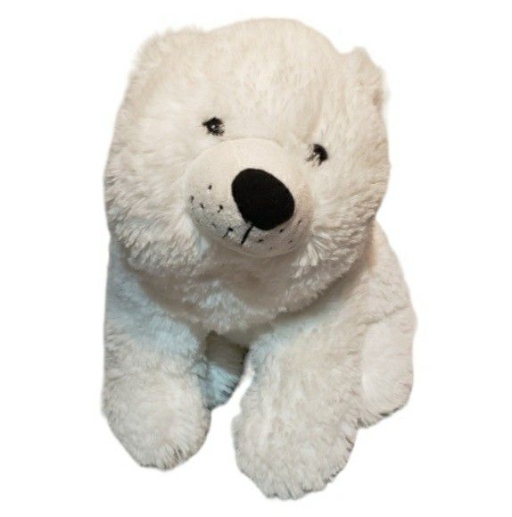 Polar Bear 12" plush kohls cares beaded black eyes