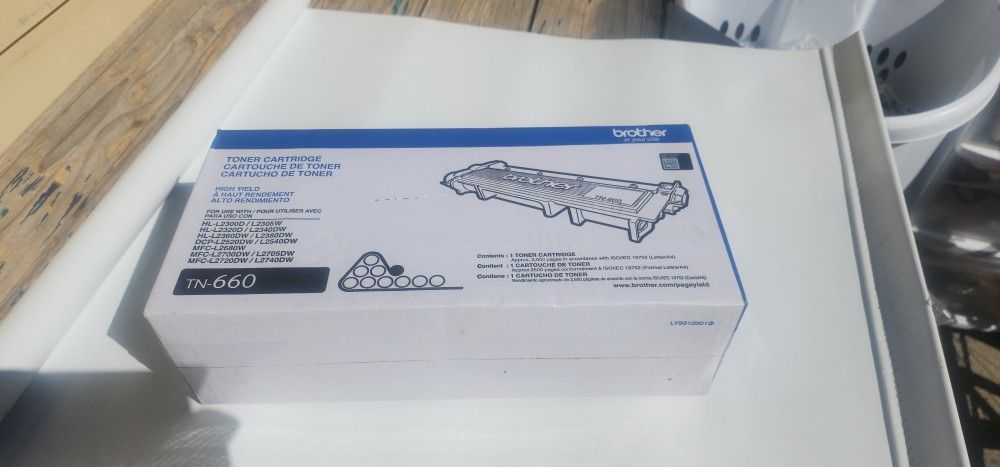 NEW! Genuine, Factory-Sealed BROTHER TN-660 High Yeild Toner Cartridge