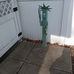Statue Of Liberty Outdoor Wooden Yard Decoration/ Hand Made And Hand Painted 
