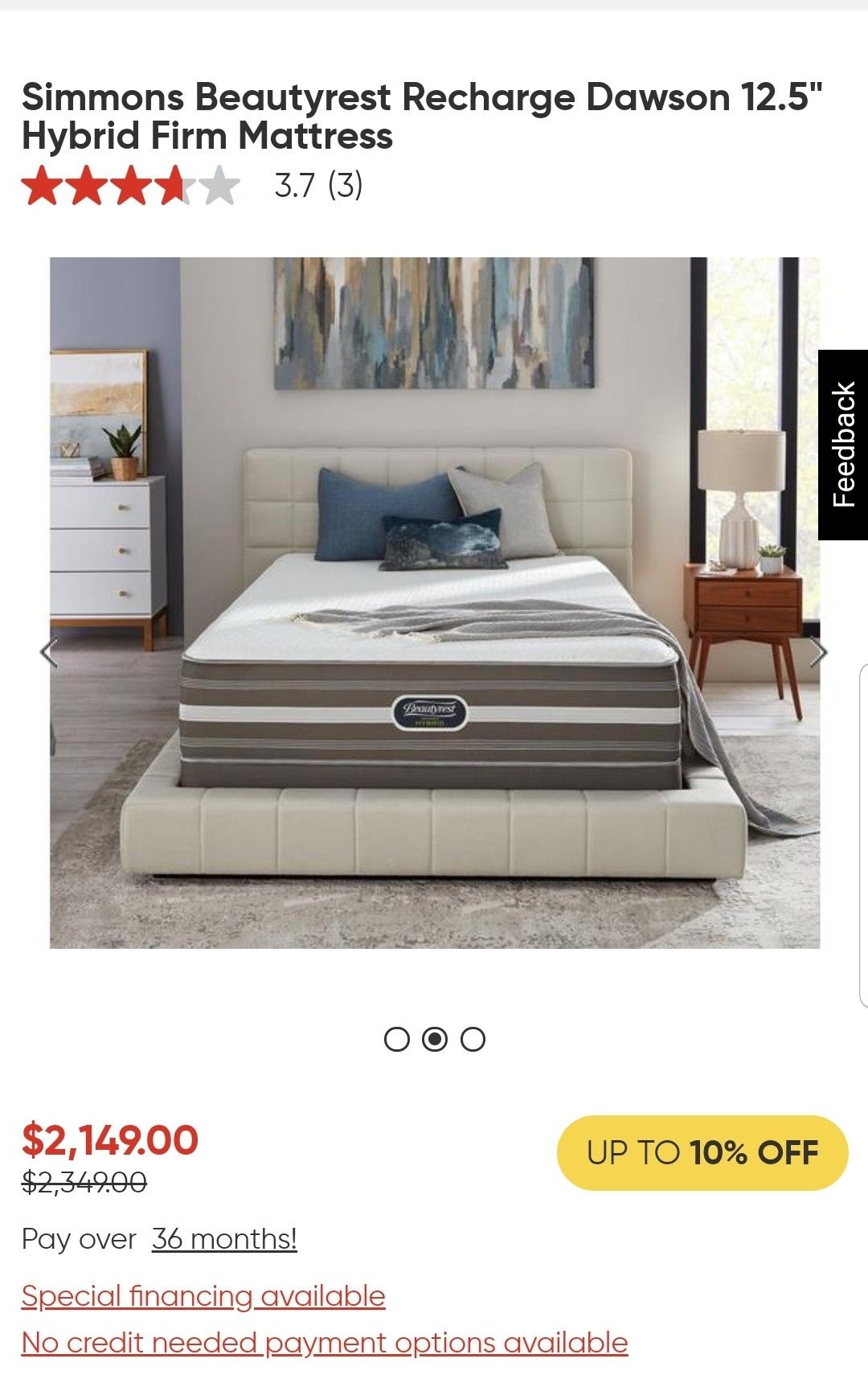 Beautyrest dawson firm deals