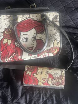 Loungefly Ariel Purse And Wallet