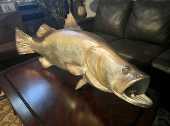 Barramundi Asian Sea Bass 4 Feet Sculpture statue
