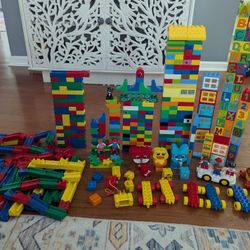 Huge lot of Lego Duplo and Block N Roll Marble Maze Construction Block System