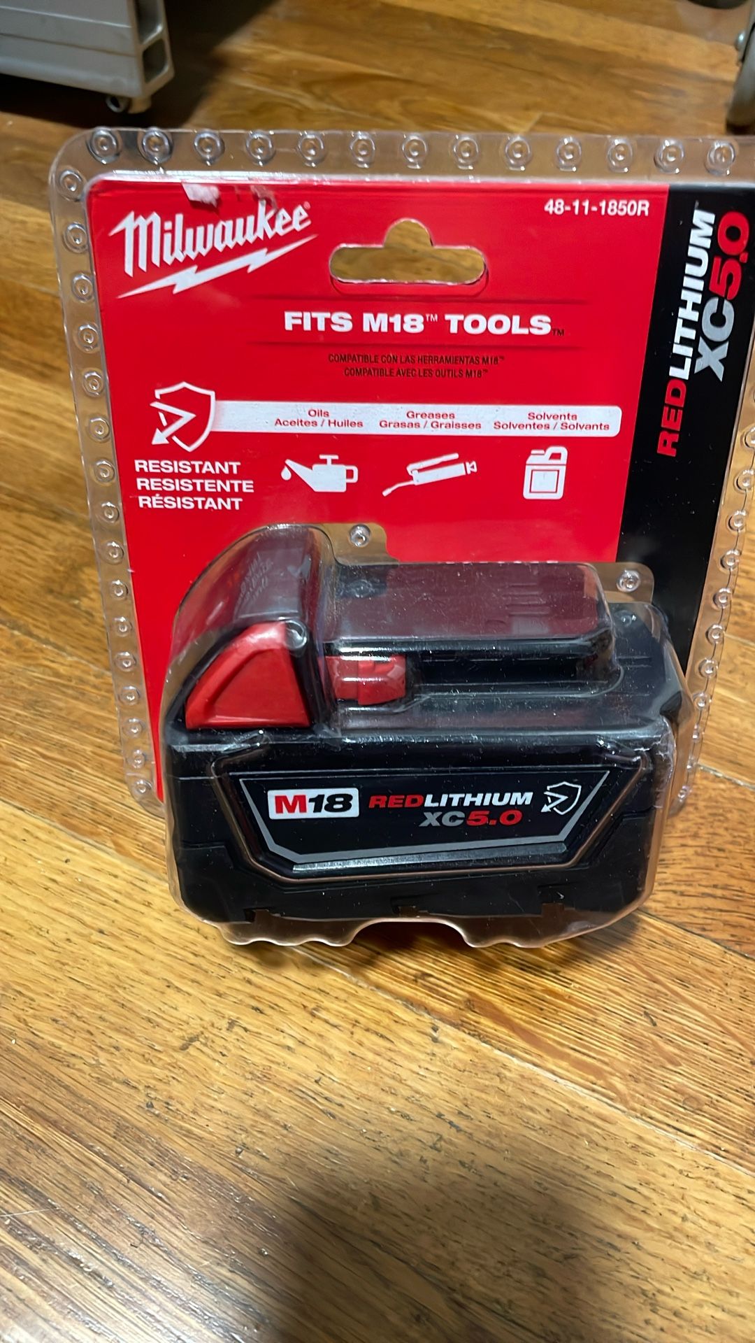 Milwaukee M18 XC 5.0 Battery Oil Resistant 65.00