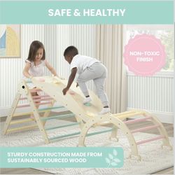 NEW!! Delta Children Lil’ Climber Gym - Indoor Climbing Gym/Jungle Gym for Kids - Montessori Toy 