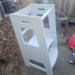 Prices Firm.. Children's Hi Adjustable Kitchen Helper Step Stool