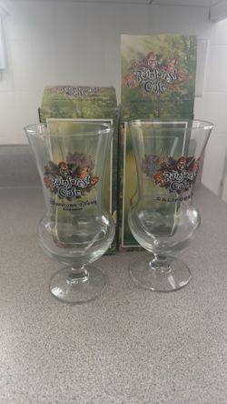 Rainforest care glass cup