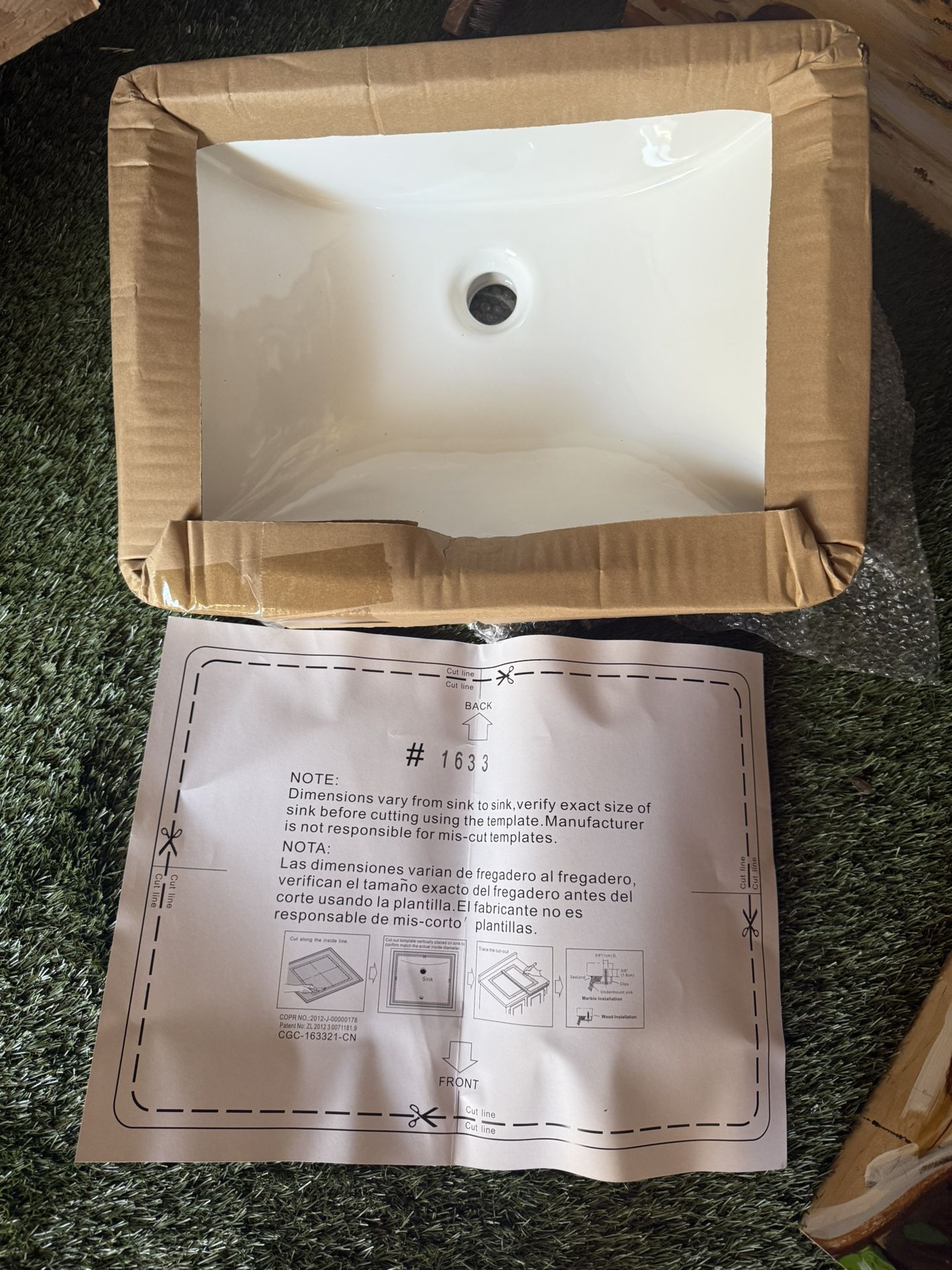 Brand New 20 1/2“ X 15“ Undermount Sinks