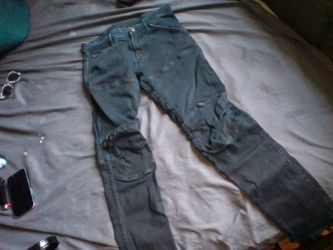 G Star Black Wax Denim Jeans