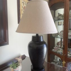 Hammered Bronze Lamp