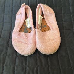 Canvas Pink And Shimmer Toddler Shoes 