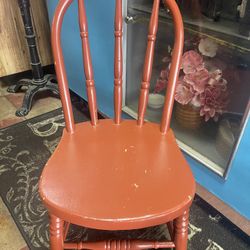 Child’s Wooden Chair Antique