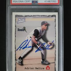 97 Best Adrian Beltre PSA/DNA AUTO!