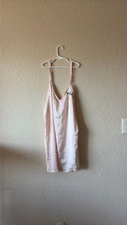 Pink night gown