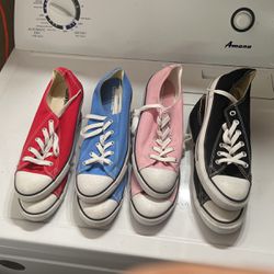 4 Pairs Of Converse All Size 10 