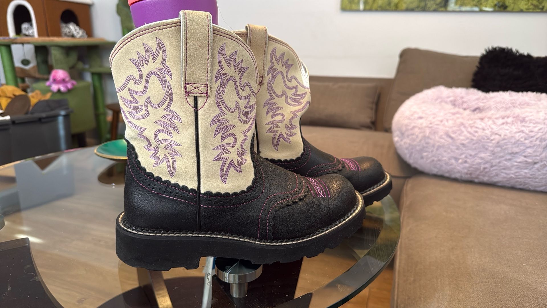 Ariat Fatbaby leather western boots, women’s 9B