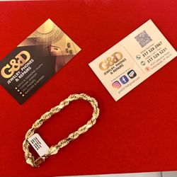 10k Real Solid Gold Bracelet 