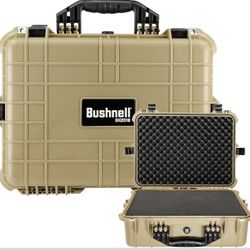 Bushnell 20 Inch Large Waterproof Hard Handgun Case For Firearms, Optics, Camera, Equipment, Accessories, Shock Proof, and TSA Ready
