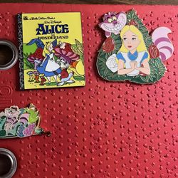 Disney Alice In Wonderland Pins 
