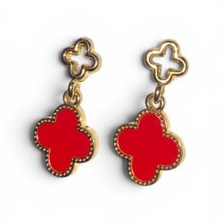 Van Cleef & Arpels Gold Tone Earrings