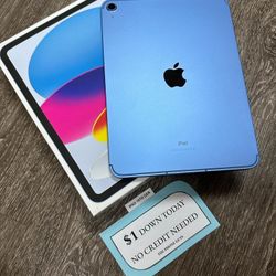 Apple IPad 10th Gen Tablet - 90 Days Warranty - Payment Plan Available ONLY $1 DOWN