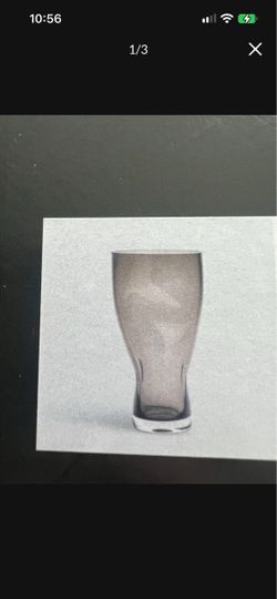 Orrefors Squeeze Smokey Brown vase - Brand New